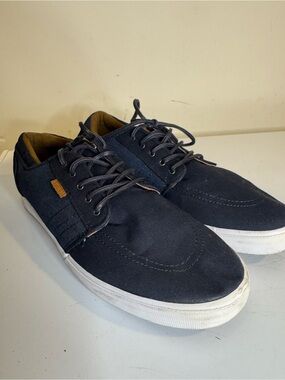 Kustom Men’s Size 12” Navy Blue Canvas Lace Up Casual Sneakers